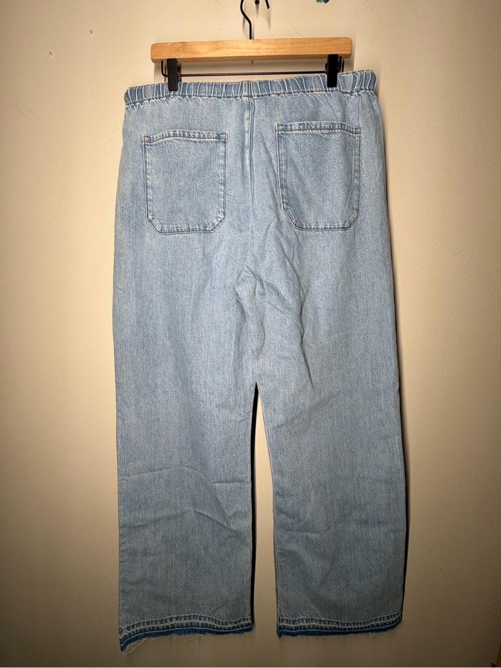 rag & bone Lori Beach Pant Wide Leg‎ Pull On Jeans Resort Coastal Minimalist - Picture 8 of 13
